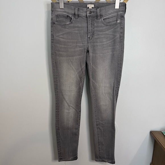 J Crew Grey Stretch Skinny Jeans 27 - Picture 2 of 7